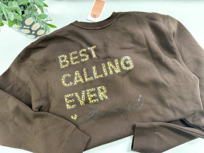 Motherhood, Best Calling Ever., Brown - SMALL