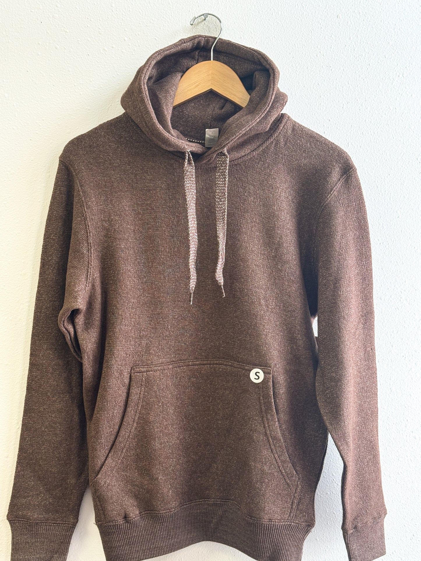 Cozy Patch Crewneck, Teddy Bear Brown