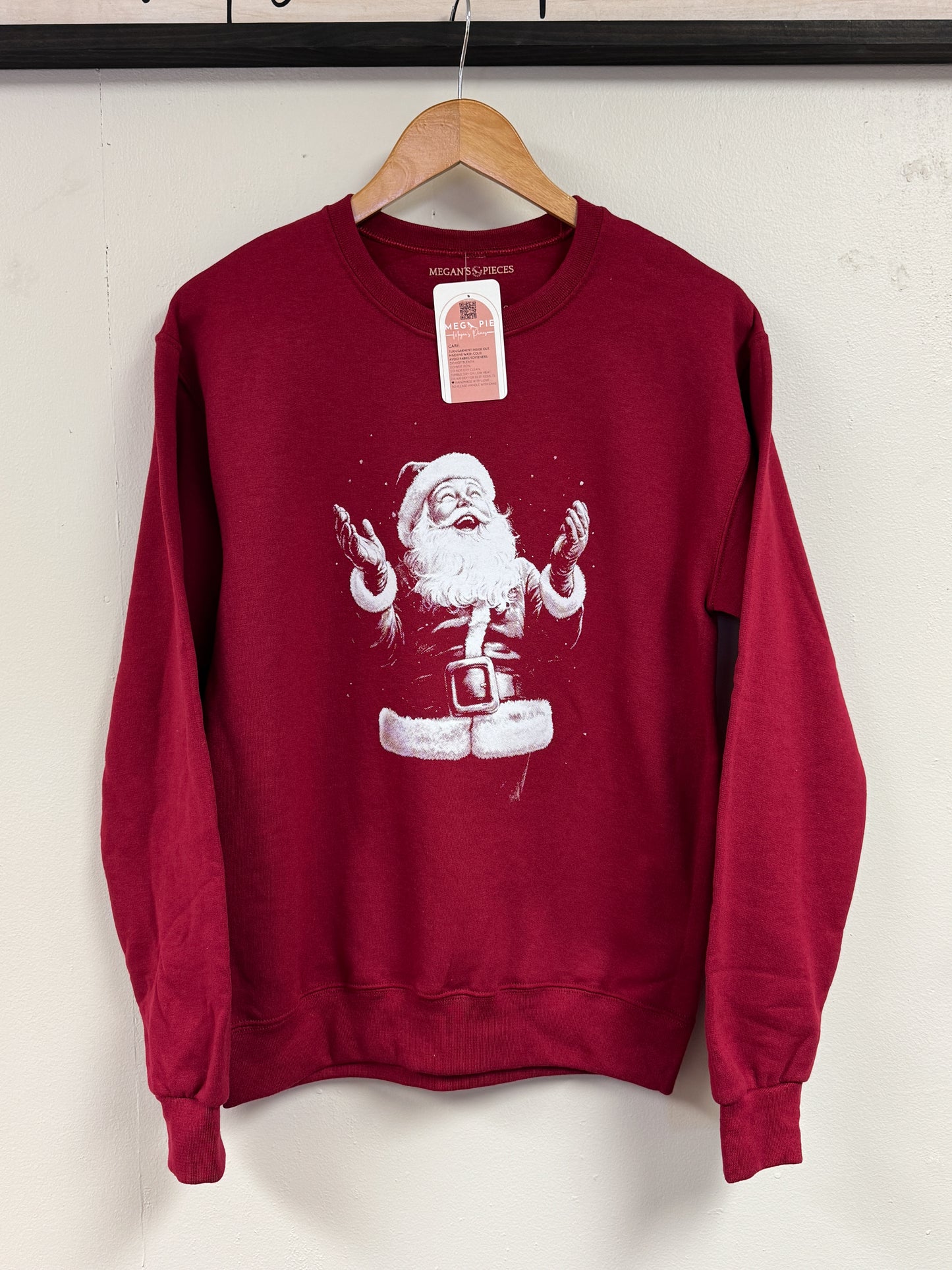 Jolly Santa Crewneck, 4 colors!