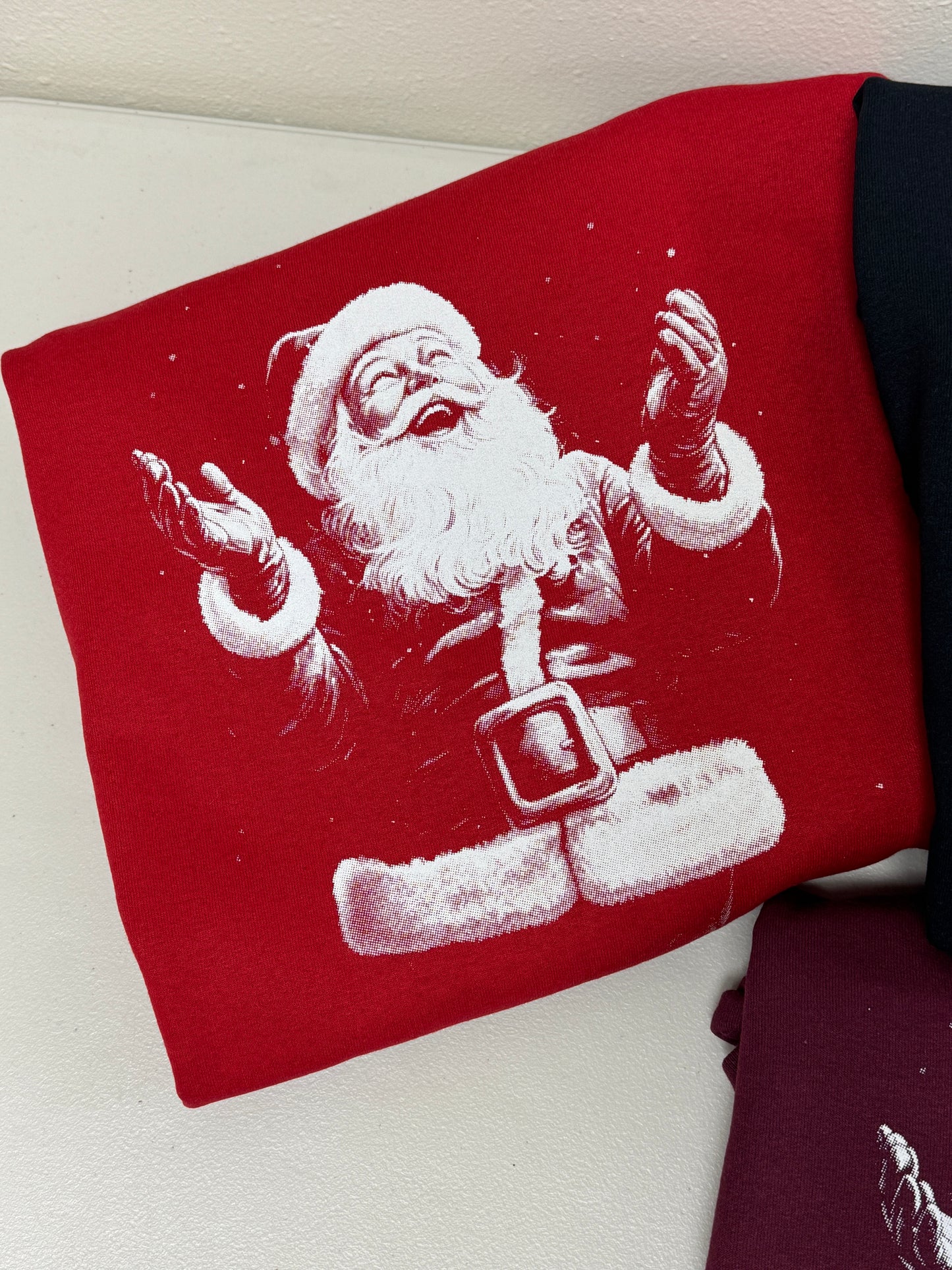Jolly Santa Crewneck, 4 colors!