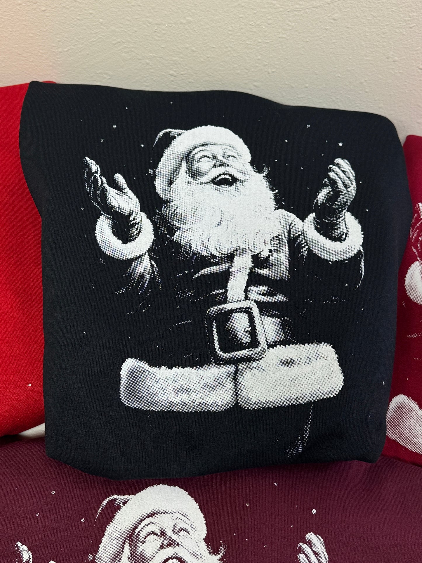 Jolly Santa Crewneck, 4 colors!