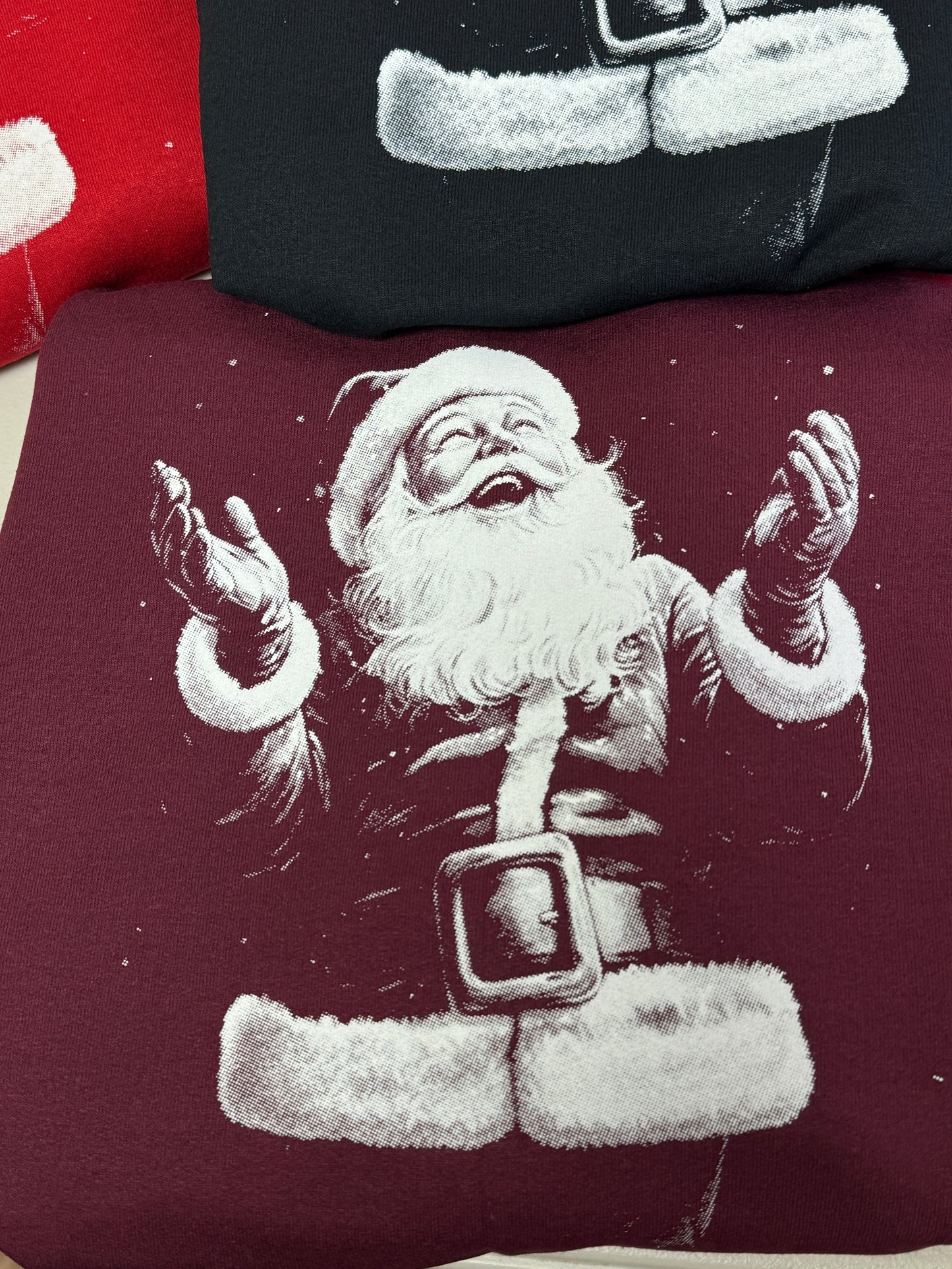 Jolly Santa Crewneck, 4 colors!