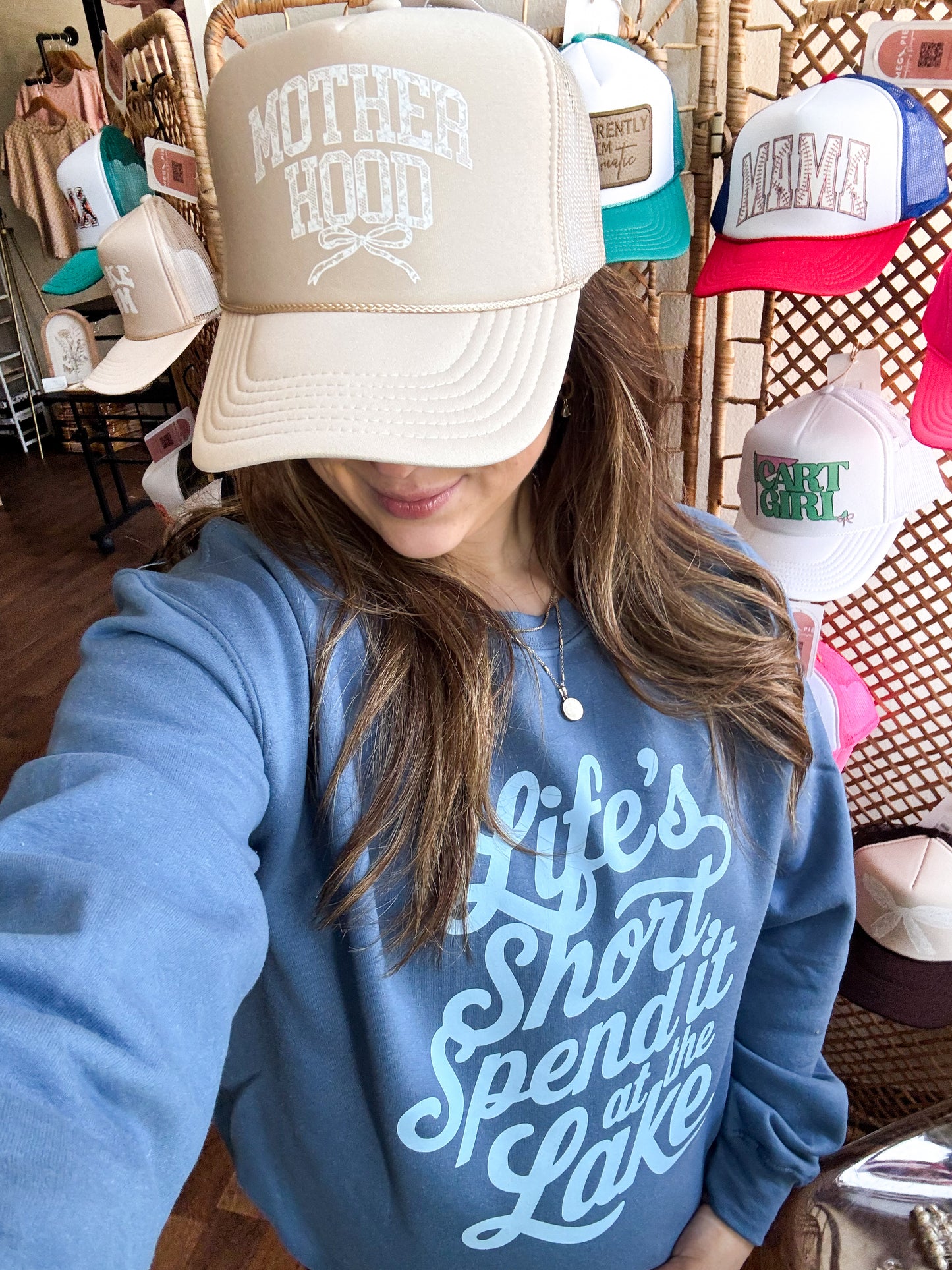 Life’s Short Lake Crewneck