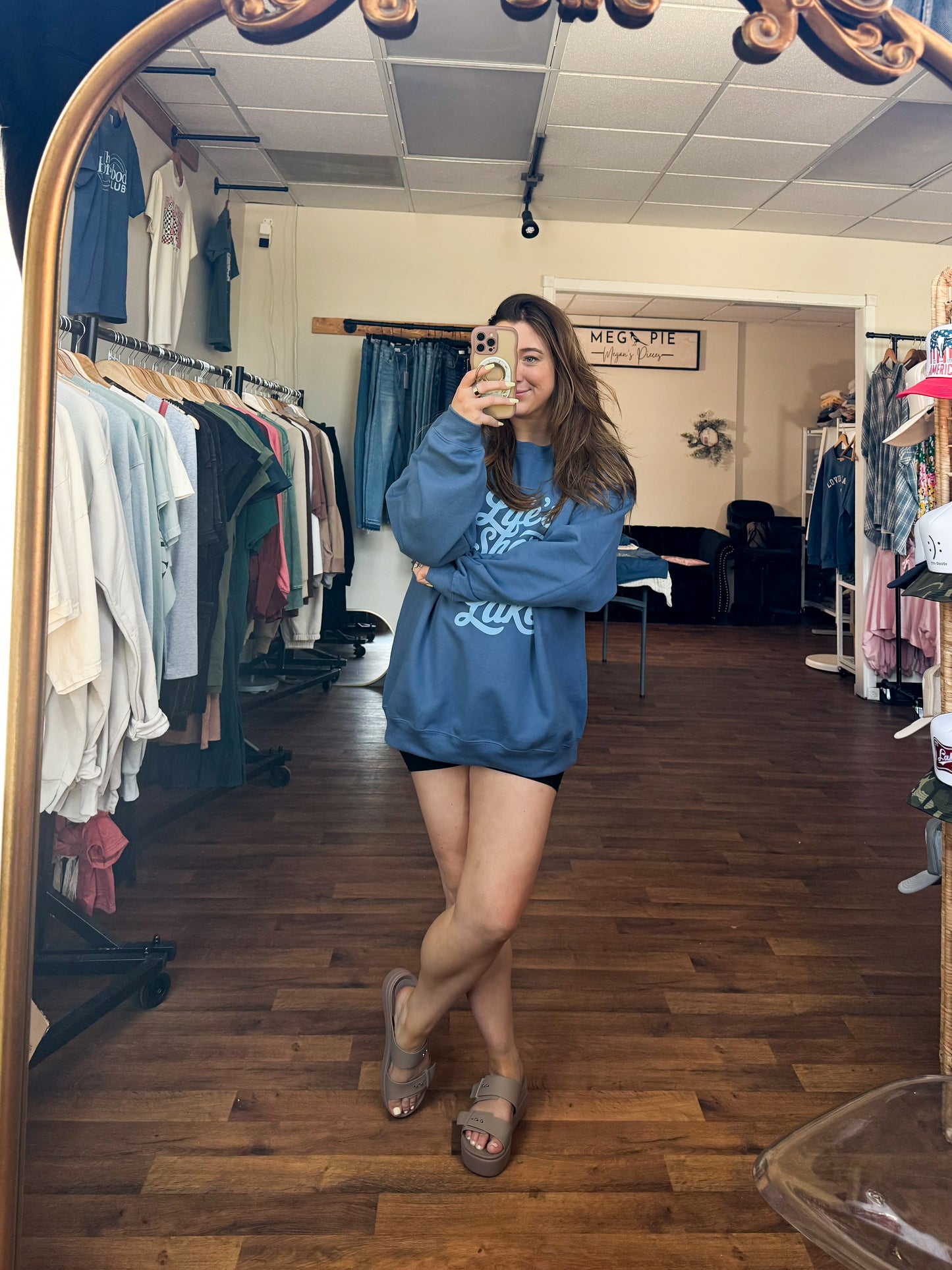 Life’s Short Lake Crewneck