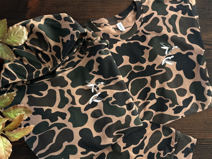 YOUTH Mid-weight Duck Camo Hoodie Sweatshirt