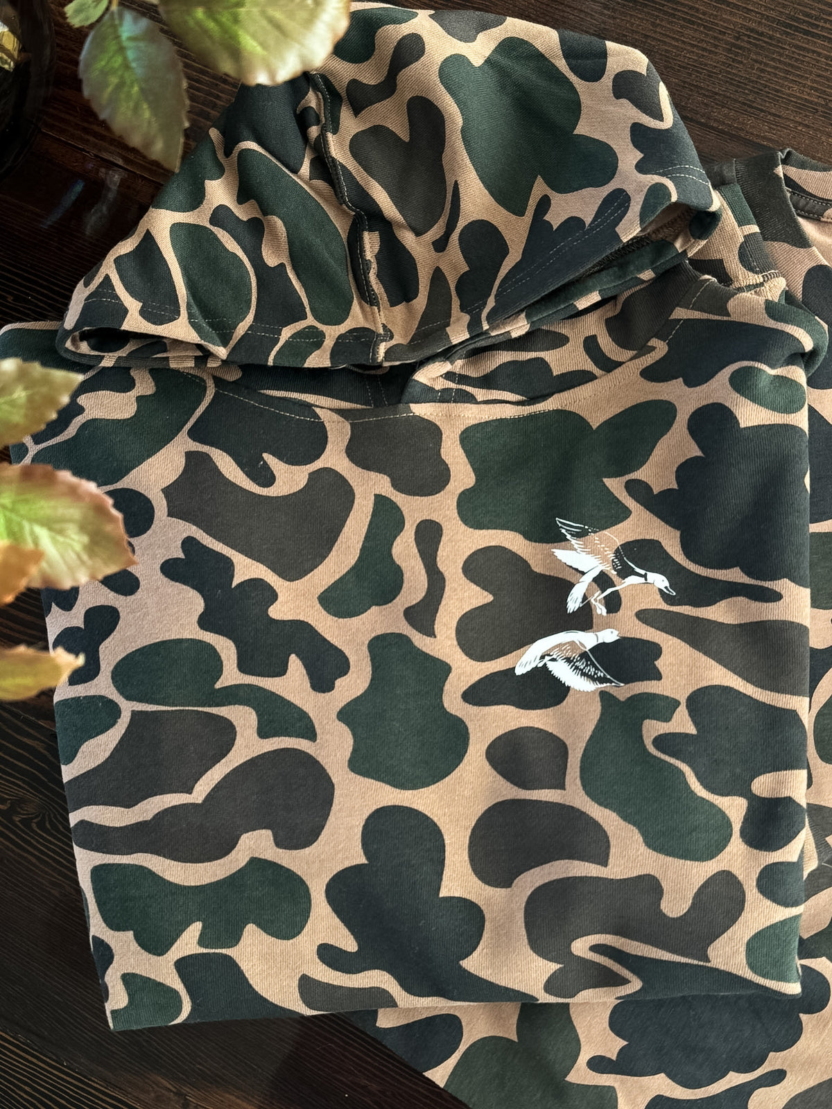 YOUTH Mid-weight Duck Camo Hoodie Sweatshirt