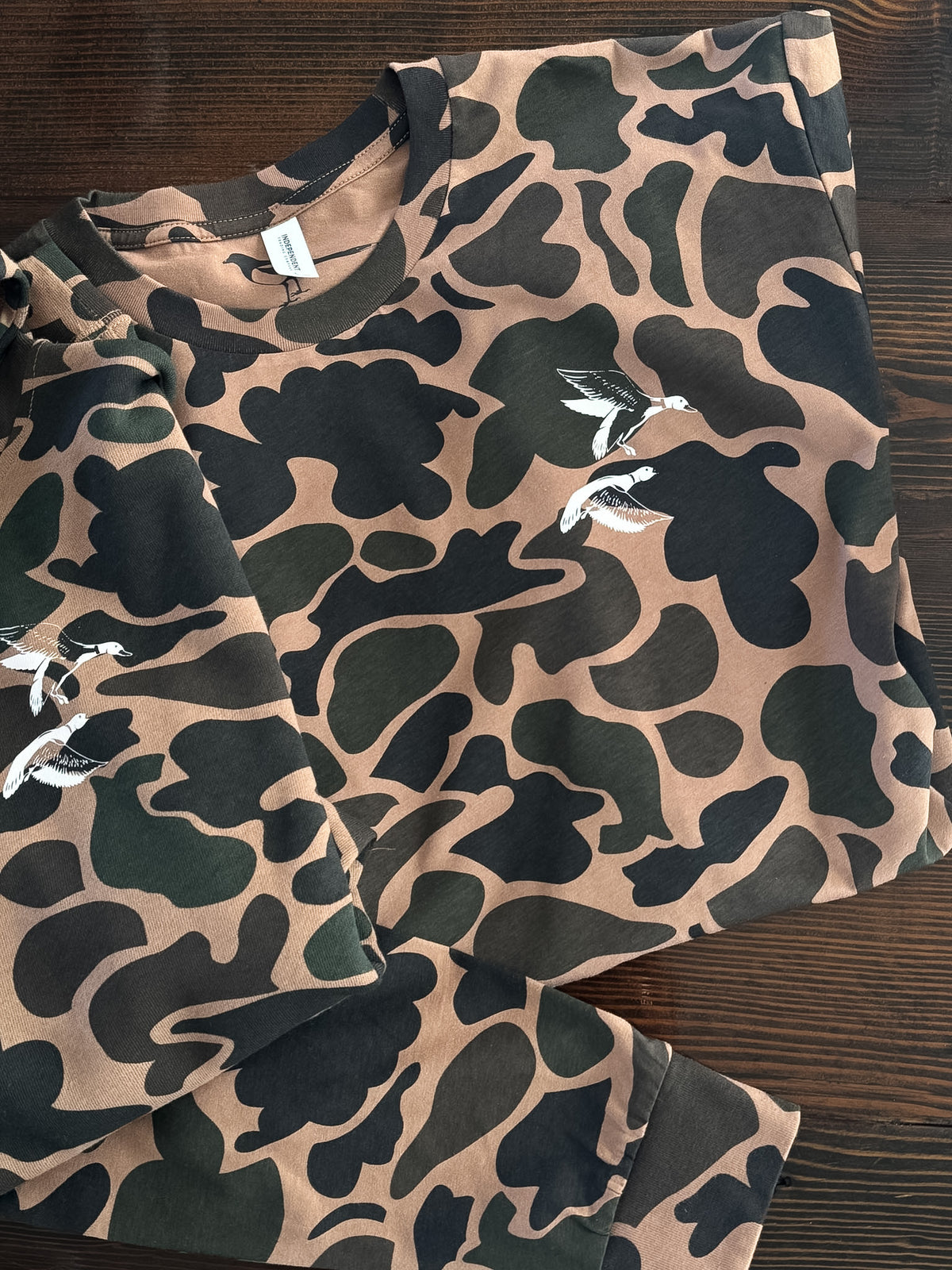 Adult Duck Camo Long Sleeve