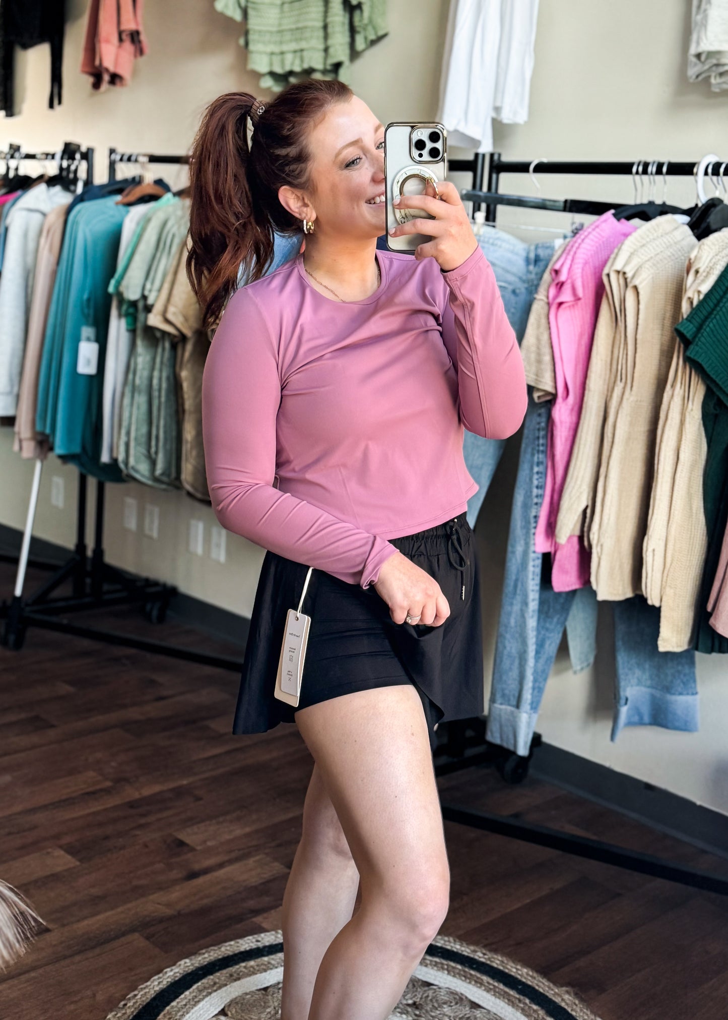 Biker Track Shorts