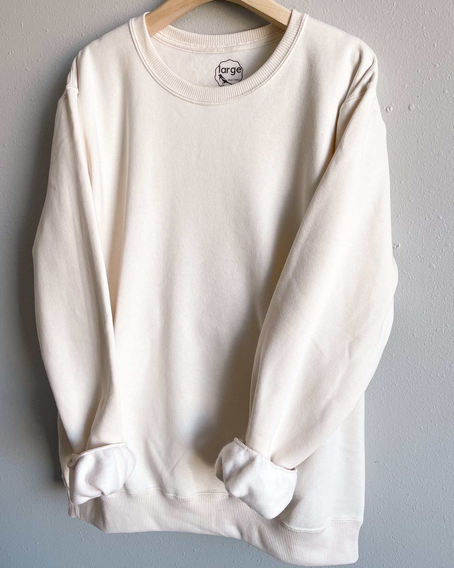 Motherhood, Best Calling Ever.- Eco Crewneck, softest of softs | Sweet Cream Heather