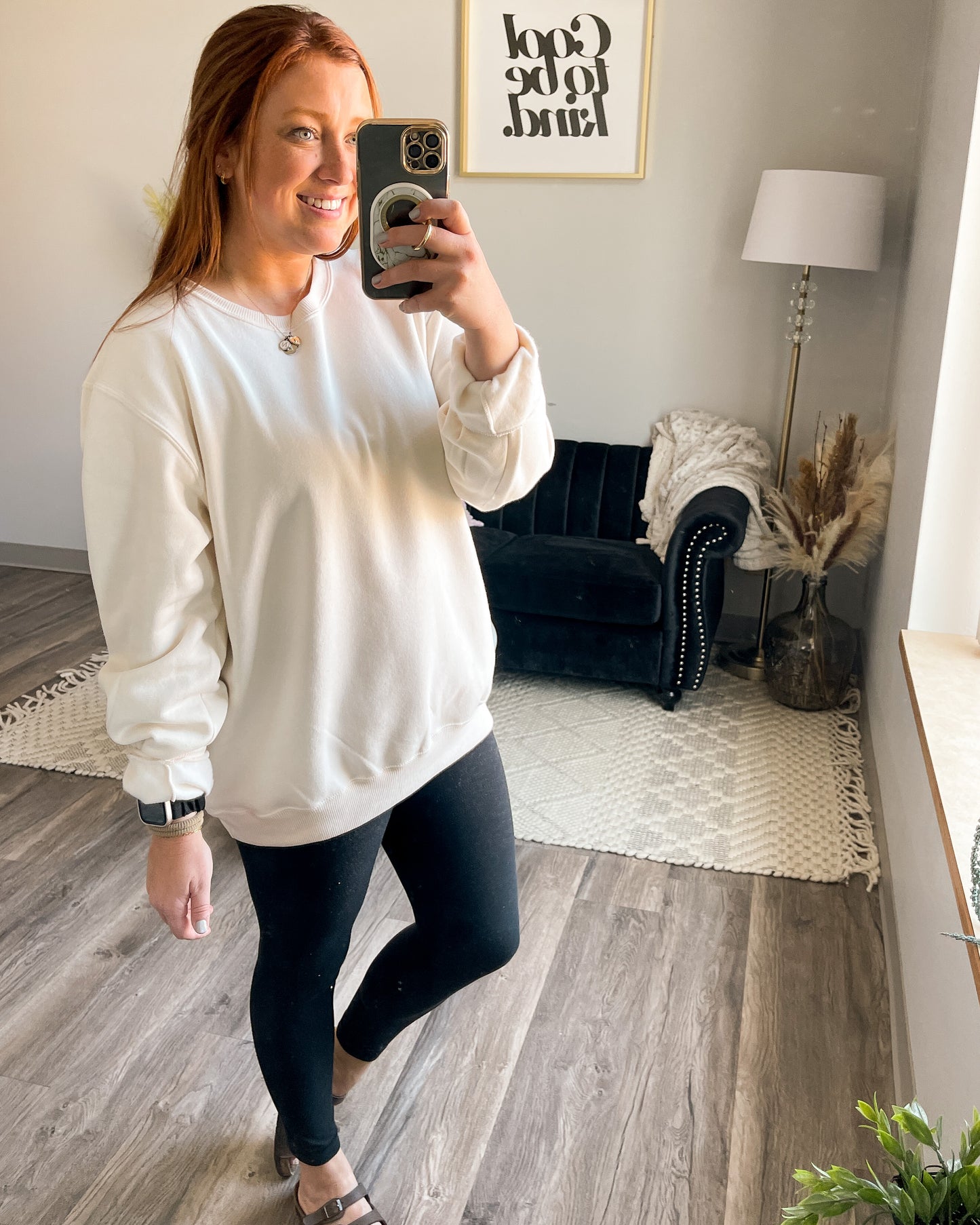 Motherhood, Best Calling Ever.- Eco Crewneck, softest of softs | Sweet Cream Heather