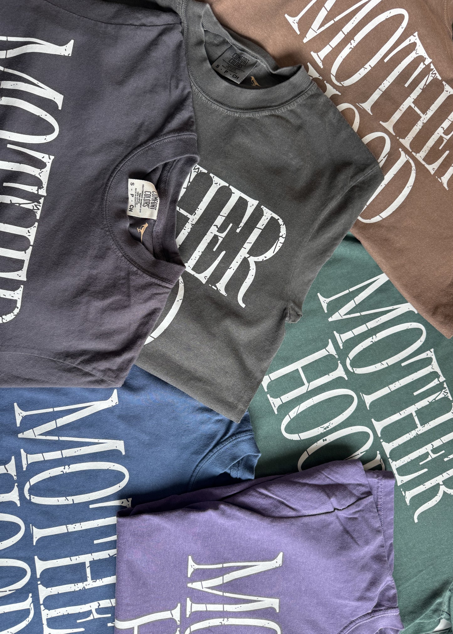 MOTHERHOOD Tee or Hoodie, multiple colors
