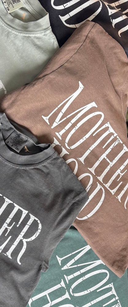 MOTHERHOOD Tee or Hoodie, multiple colors