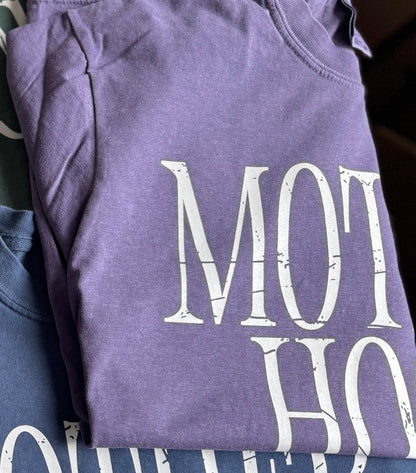 MOTHERHOOD Tee or Hoodie, multiple colors