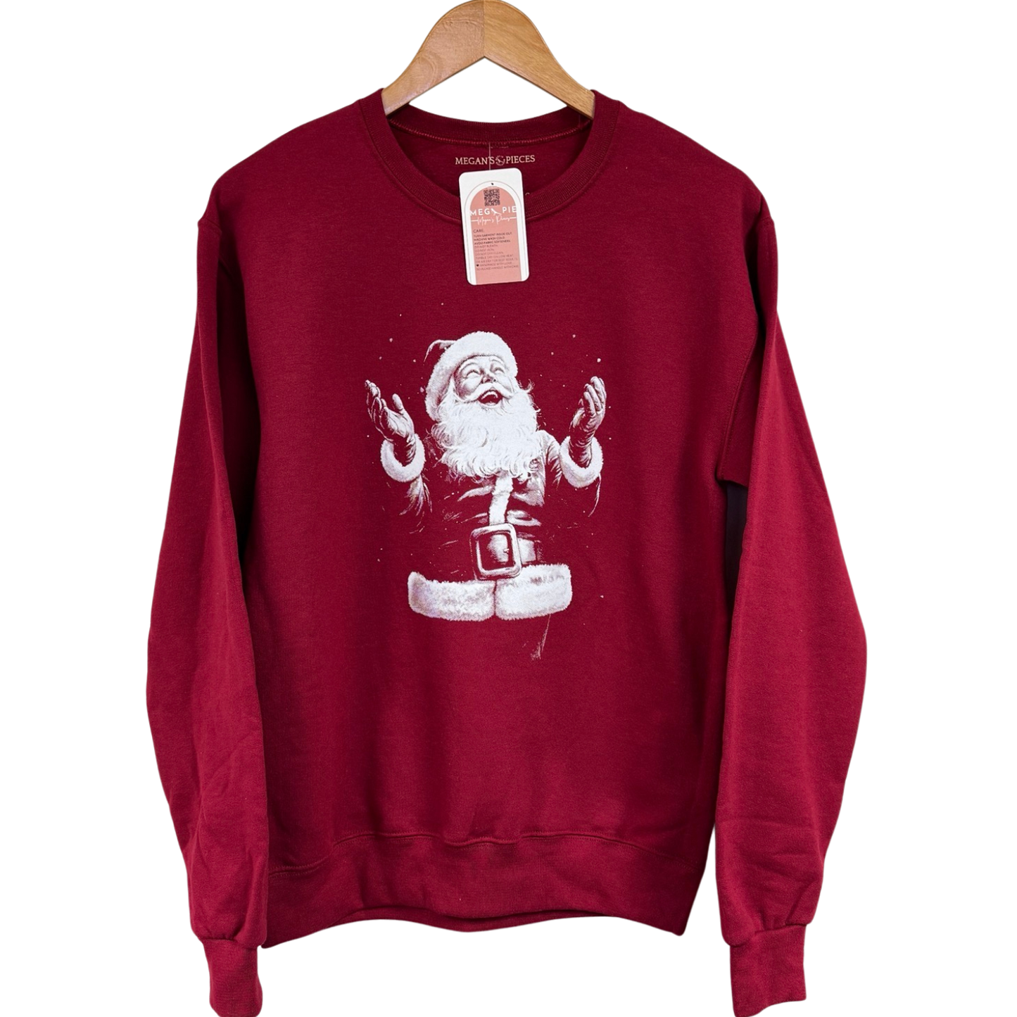 Jolly Santa Crewneck, 4 colors!