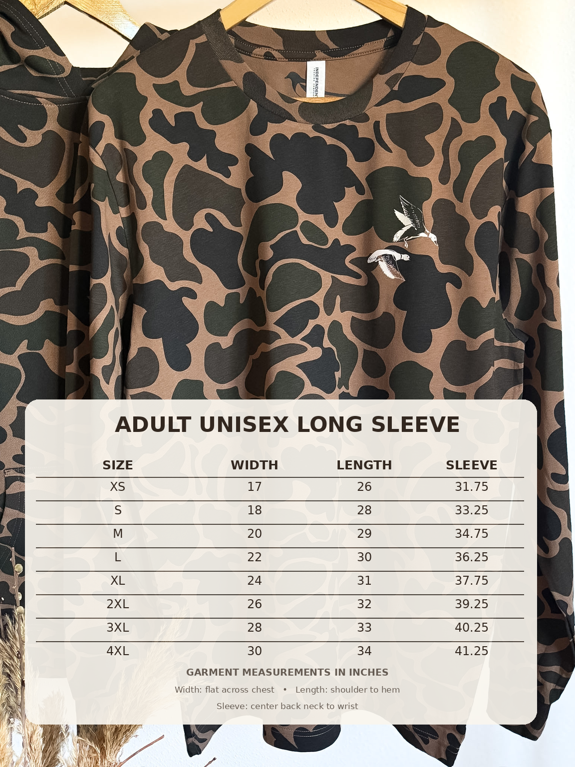 Adult Duck Camo Long Sleeve