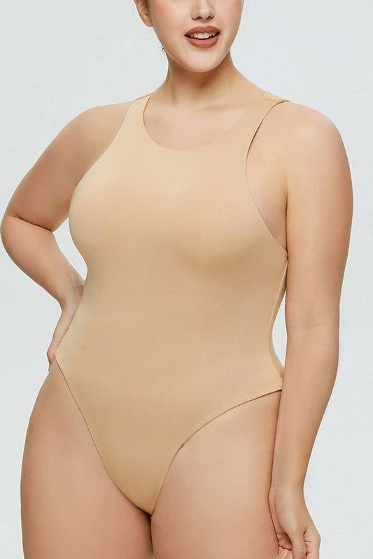 Nude S-3XL Underwear Bodysuit